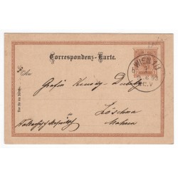 P 74 - 2 Kr braun, Ganzsachen - Postkarten, 1890, Wien, poštový lístok, ʘ, Rakúsko Uhorsko