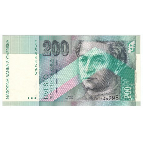 200 Sk 1995 E, A. Bernolák, Slovenská republika, UNC