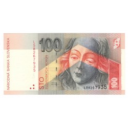 100 Sk 1999 L, bankovka, Slovenská republika, aUNC