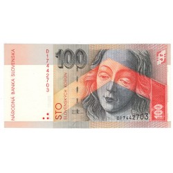 100 Sk 1993 D, Madona Majstra Pavla, Slovenská republika, UNC