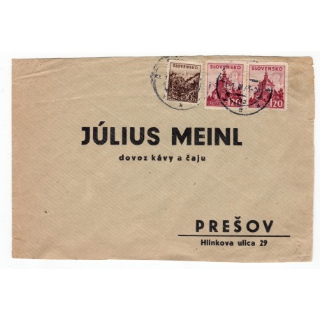 1. III. 1943 - Július Meinl, Prešov, celistvosť, Slovenský štát