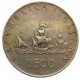 500 lire 1960 R, Columbus´ ships, striebro, Taliansko