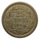25 cents 1914, Wilhelmina I., striebro, Holandsko