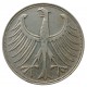 1951 D - 5 mark, BK, Ag, BRD, Nemecko