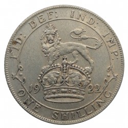 1 schilling 1922, George V., striebro, Great Britain