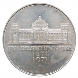 1971 G - 5 mark, Foundation of German Empire, BK, Ag, Nemecko