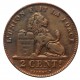 2 centimes 1909, Leopold II., Belges, Belgicko
