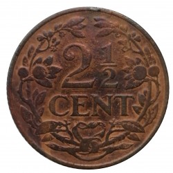 2 1/2 cent 1913, Wilhelmina I., Holandsko
