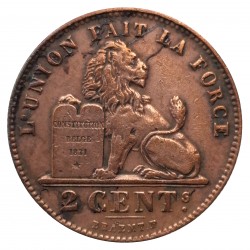 2 centimes 1912, Albert I., Belges, Belgicko