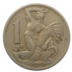 1 koruna 1930, O. Španiel, Československo (1918 - 1939)