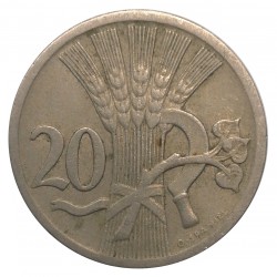 20 halier 1928, O. Španiel, Československo (1918 - 1939)