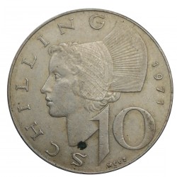 10 schilling 1971, Ag, Austria