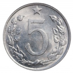 5 halier 1974, Československo 1960 - 1990
