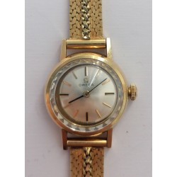 OMEGA - dámske hodinky s remienkom, Au 585/1000, 14K, 24,90 g, 17 jewels, 1934 - 1995, funkčné, certifikát, Švajčiarsko