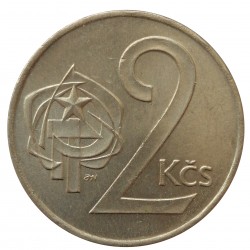 2 koruna 1972, Československo 1960 - 1990