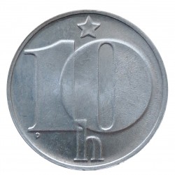 10 halier 1977, Československo 1960 - 1990