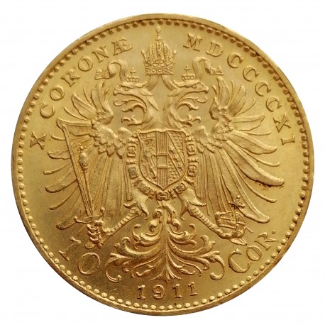 1911 10 koruna, František Jozef I., Viedeň, Rakúsko - Uhorsko