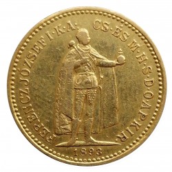1893 10 koruna, František Jozef I., Kremnica, Rakúsko - Uhorsko