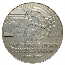 50 Kčs 1979, IX. zjazd KSČ, V. Pavlica, Československo (1960 - 1990)