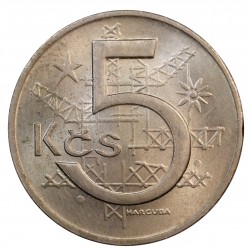5 koruna 1969, Československo 1960 - 1990