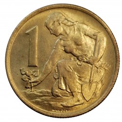 1 koruna 1980, Československo 1960 - 1990