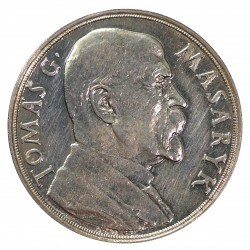 T. G. Masaryk na pamět 85. narozenin, 1935, 32 mm, O. Španiel, AR medaila