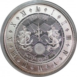 5 dollars 2021, CHRONOS, 1 OZ. fine silver 9999, investičná minca, striebro, Tokelau