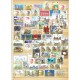1851 - 1997 Belgicko, výber poštových známok a aršíkov, album A4, 16 plných strán, ʘ, **