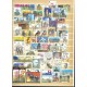 1851 - 1997 Belgicko, výber poštových známok a aršíkov, album A4, 16 plných strán, ʘ, **