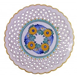Tanier so štyrmi kvetmi, Modranská keramika