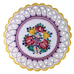 Perforovaný tanier, Modranská keramika