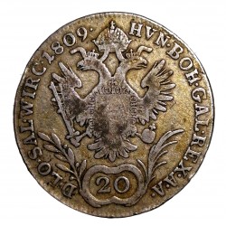 20 Kr 1809 A - František II. Rakúsko Uhorsko