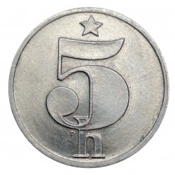5 halier 1979, Československo 1960 - 1990