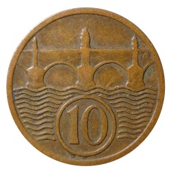 10 halier 1930, O. Španiel, Československo (1918 - 1939)