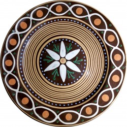 Veľký tanier, pozdišovská keramika, Československo