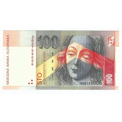 100 Sk 1996 D, Madona Majstra Pavla, Slovenská republika, UNC