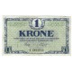 1 Krone, 1918, séria I, Dánsko, XF