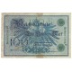 100 mark, Reichsbanknote, 1908, séria F, ein hundret mark, Nemecko, VG