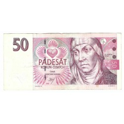 50 Kč, 1997, E 20, bankovka, Česko, VG