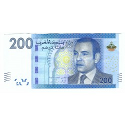 200 Dirhams, 2012, Bank Al-Maghrib, Morocco, VG