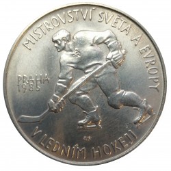 100 Kčs 1985, MS v ľadovom hokeji, J. Kulich, Československo (1960 - 1990)