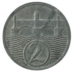 2 halier 1923, O. Španiel, Československo (1918 - 1939)