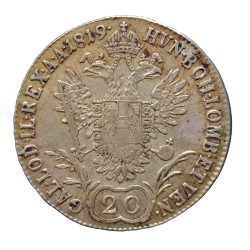 1819 A, 20 kreuzer, František II. Rakúsko Uhorsko