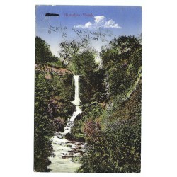 1928 - Hámorban - Vizesés (Hámor - vodopády), kolorovaná pohľadnica, Československo