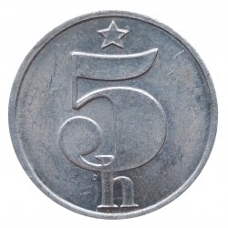 5 halier 1990, Československo 1960 - 1990