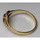 Zlatý dámsky prsteň, 1,75 g, 585/1000, punc, 1993 - súčasnosť, Slovenská republika