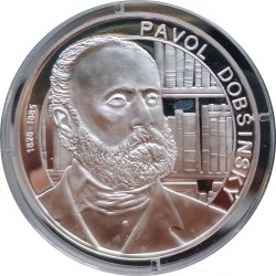2014 - Pavol Dobšinský, AR medaila, 999/1000, punc, 20 g, PROOF, certifikát, Slovenská republika