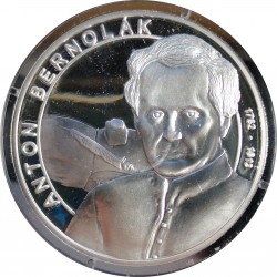 2016 - Anton Bernolák, AR medaila, 999/1000, punc, 20 g, PROOF, certifikát, Slovenská republika