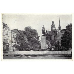 1936 - Košice, Štefánikova ulica, čiernobiela fotopohľadnica, Československo