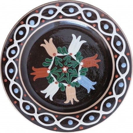 Tanier so zvončekmi, pozdišovská keramika (2)